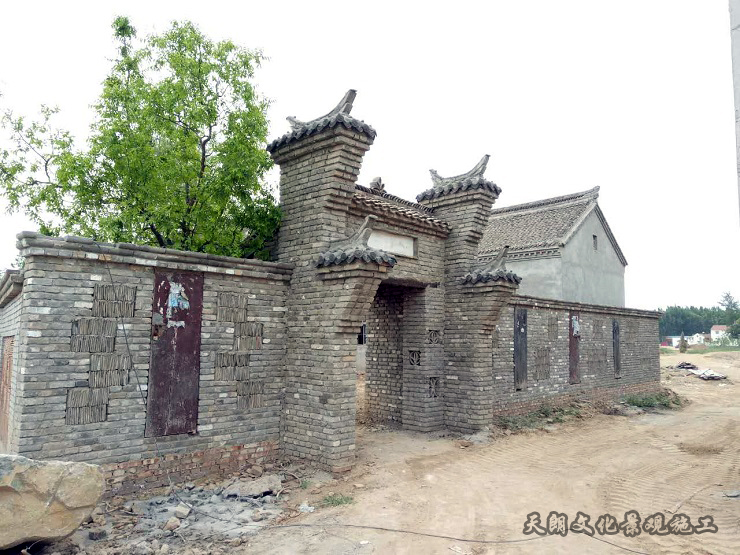 大浪口旅游度假村施工現場(chǎng)