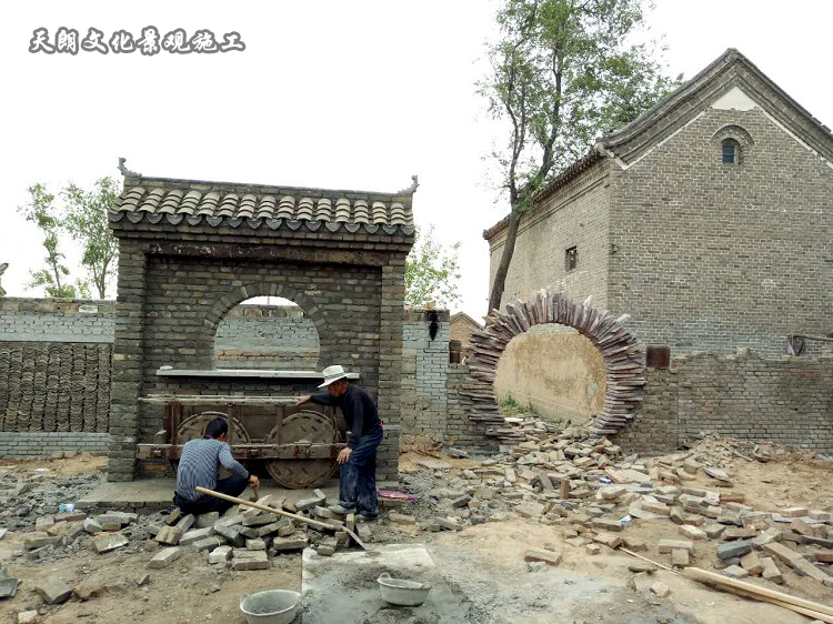 大浪口旅游度假村施工現場(chǎng)