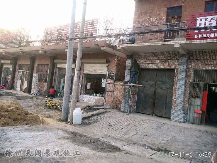 長(cháng)垣縣王堤街道改造現場(chǎng)