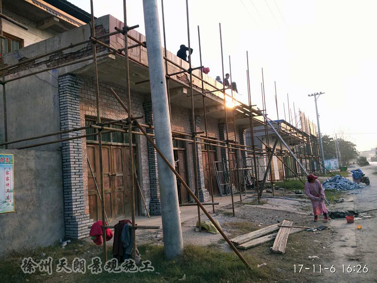 王堤街道改造現場(chǎng)圖